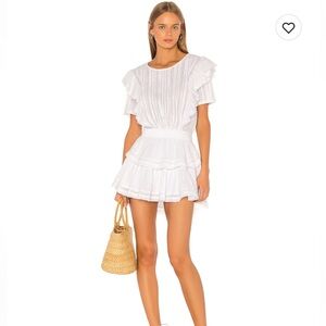 White love shack fancy Natasha dress size small